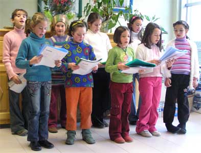 Les Petits chanteurs de Gap au foyer Bellevue, concert de Nol 2006