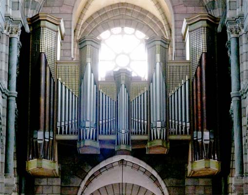 Grand orgue Jean Dunand de la cathédrale de Gap (Hautes-Alpes)